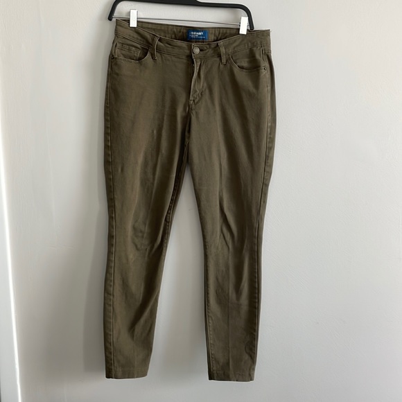 Mid rise rockstar skinny army green jeans - Picture 2 of 5